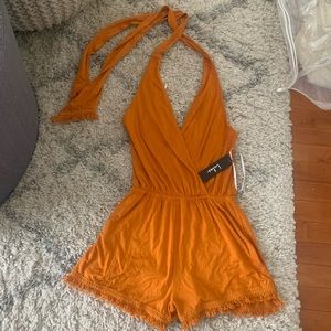 LULUS NWT Halter Romper